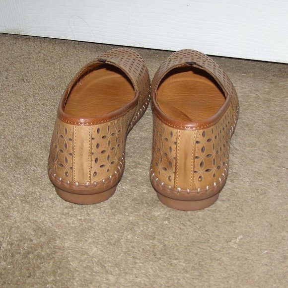 NEW size 8.5 SPRING STEP Oralis Brown Loafers With Box - Picture 5 of 9